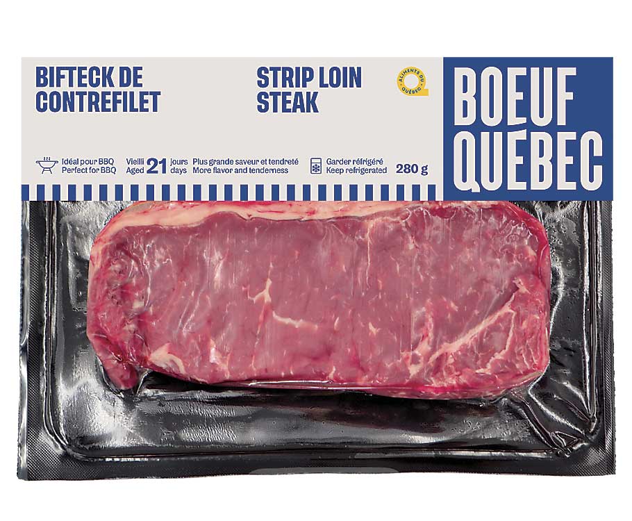 Bifteck de contrefilet Boeuf Québec