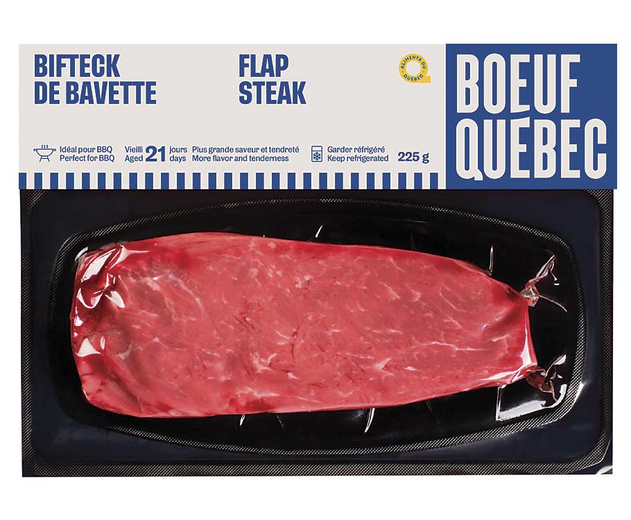 Bifteck de bavette Boeuf Québec