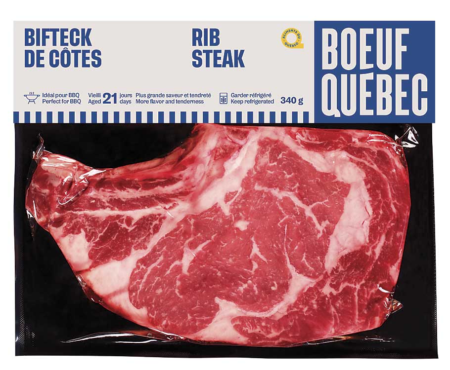 Bifteck de côtes Boeuf Québec