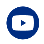 Icône YouTube-bleu